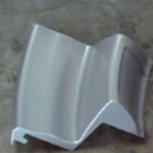 Einstiegssitz links ABS/PMMA silber